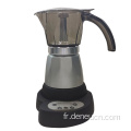 Cafetière expresso à base de minuterie électronique moka